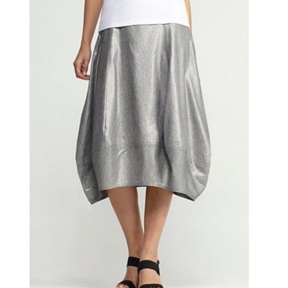 Eileen Fisher Dresses & Skirts - Eileen Fisher metallic lantern skirt